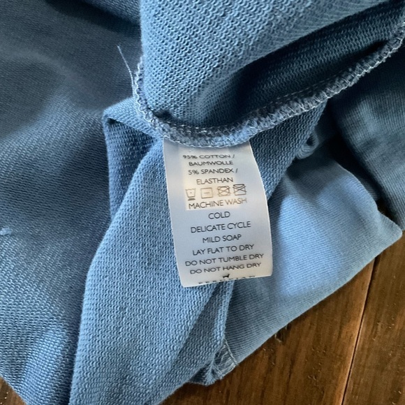 Peruvian Connection Avery Blue Long Sleeve Pullover Hoodie Size M - Picture 4 of 7